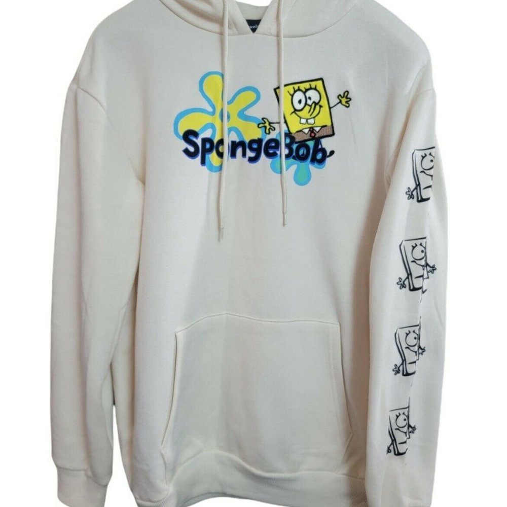 COPY - Men’s Spongebob Squarepants Hoodie Size M Embroidered Sweatshirt